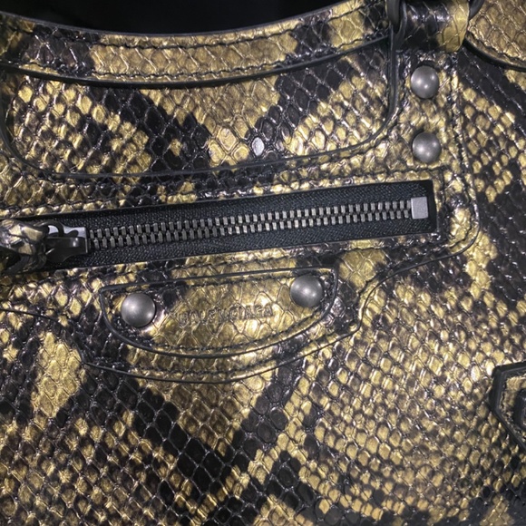 Balenciaga Snakeskin Mini City Bag - Picture 2 of 8